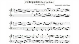 Jeffrey Chen - Contrapuntal Exercise No. 1 (audio + sheet music)