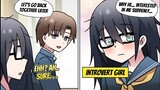 【Manga Dub】Popular Boy in School Confessed his Love to Introvert Girl in School and...【RomCom】