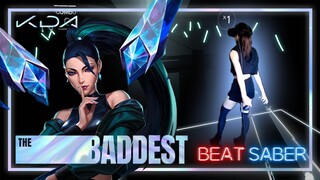 [Beat Saber] THE BADDEST - K/DA ft. (G)I-DLE, Bea Miller, Wolftyla (Expert+) | League of Legends