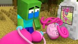 Animasi Monster Academy: RIP mumi berkaki panjang, zombie membunuh zombie wanita, dia pikir itu monster丨Kisah animasi yang buruk dan menyedihkan丨Animasi Poppy playtime 2 Minecraft