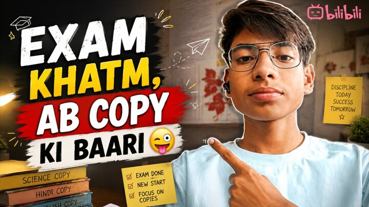 Exam Khatam, Ab Copy Ki Baari 😜 | Mini Vlog#minivlog #studentlife #dailyvlog #hindivlog