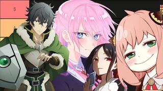 Spring Anime 2022 Tier List (Shield Hero, Spy x Family, Kaguya Sama)