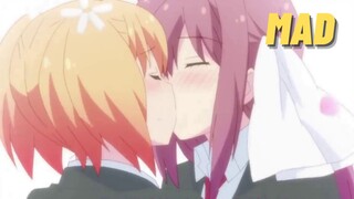 จะ. . จูบ!? ฉันอายนะฮารุกะ! | Sakura Trick [ MAD ]