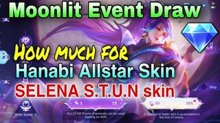 ALLSTAR DRAW!💎⭐Cost of HANABI ALLSTAR & SELENA S.T.U.N + Promo Diamonds Spending💎