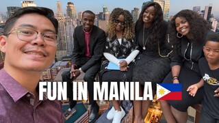 My Mom and Siblings tour Manila Philippines | We found Kenyan Food I Greenbelt Makati | Mall of Asia