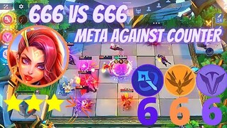 666 VS 666 SUPER HARD MATCH | META ESMERELDA 666 VS COUNTER COMBO ANNOYING WRESTLER GUNNER MECH ERA