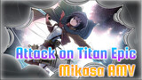 Attack on Titan| Epic Mikasa AMV: Wings of Freedom Will Never Die!