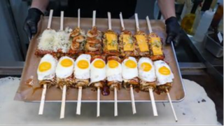 Hot Dog Teppanyaki trứng phô mai#amthuc #monngon