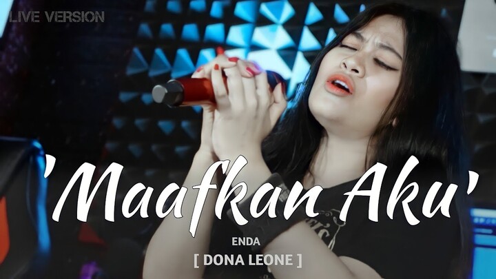 MAAFKAN AKU - DONA LEONE | Woww VIRAL Suara Menggelegar BUMIL Lady Rocker | SLOW ROCK