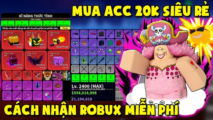 Cách Nhận Nick Roblox Miễn Phí Có 10k Robux Chỉ Với Giá 28k