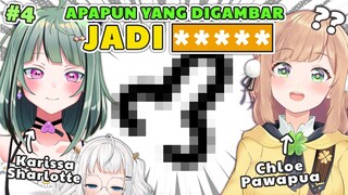 KAGET!! GAMBAR APAPUN JADI *****?!?! REAKSI LUCU Karissa Sharlotte & Chloe Pawapua!!