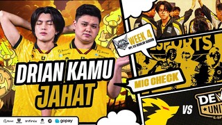 DRIAN TERNYATA KAMU... - MIC CHECK ONIC VS DEWA UNITED MPL-ID SEASON 13 WEEK 4