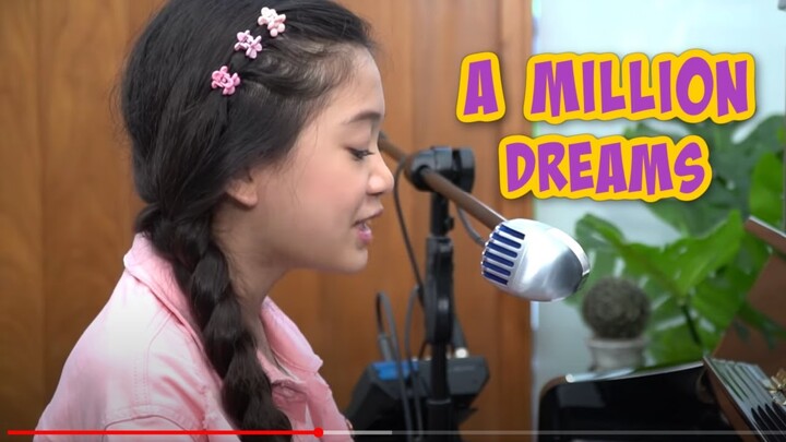 A MILLION DREAMS (cover by Kaycee, Rachel, and Daddy Yan) | Kaycee & Rachel in Wonderland