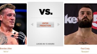 Brendan Allen VS Paul Craig | UFC Fight Night Preview & Picks | Pinoy Silent Picks