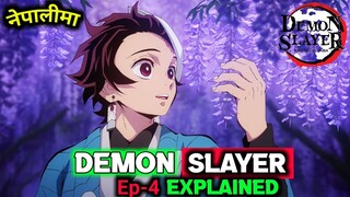 Demon Slayer Ep-4 Explained in Nepali | Japanese Anime Demon Slayer Explained