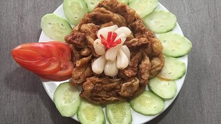 cách làm chả mì căn.