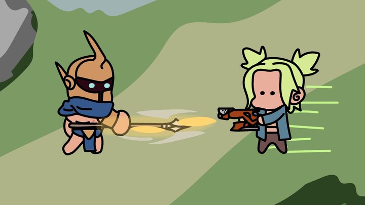Zeli: You want to run away if you don't kill me? (lol animation)