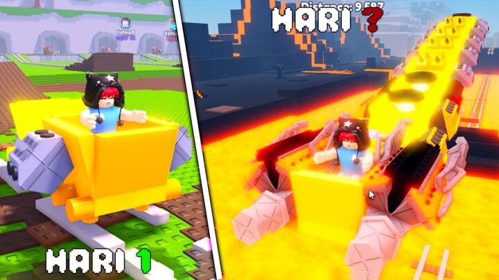 Auto Di Banned? Upgrade Gerobak Emas Sampai Kecepatan Ilegal Di Build a Cart Roblox