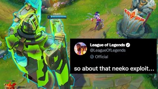 Riot responded to this...