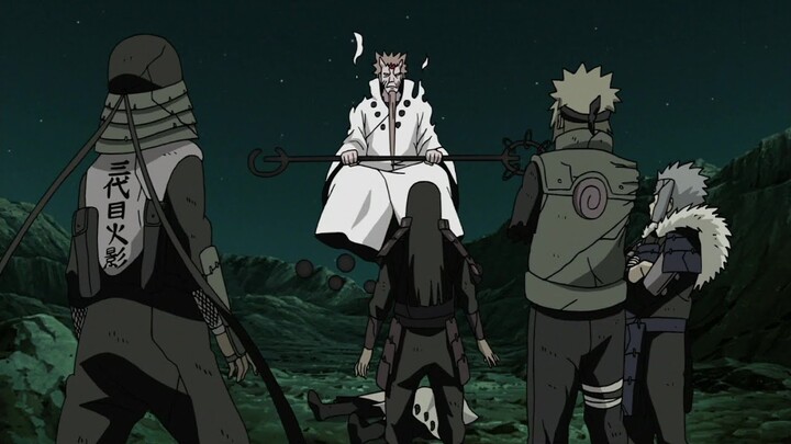 Hagoromo brought the tailed beasts to the villages, Naruto used Sexy no Jutsu to seduce Kaguya Dub