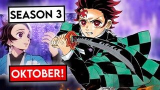 Akhirnya! Kimetsu No Yaiba Season 3 Episode 1 Rilis Oktober!