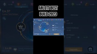 ARLOTT BEST BUILD 2023 #shorts #mlbb