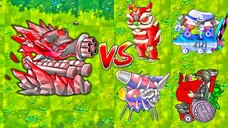 PVZ Fusion 2.2 Challenge!! New Plants 1 Fusion Vs All King Obsidian Zombies - Who Will Win?