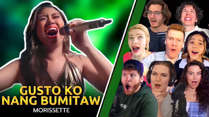 GUSTO KO NANG BUMITAW by Morissette Amon | Best and funniest reaction compilation
