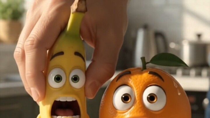 BANANA vs ORANGE 😂🍌🍊 | The Funniest Fruit Argument!