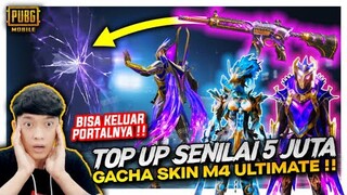 TOP UP SENILAI RP 5.000.000 NEKAT GACHA SKIN M4 ULTIMATE , HOKI BANGET DAPAT SEMUA !! - PUBG MOBILE