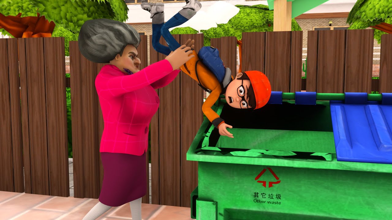 Scary Teacher 3D Animation - Miss T and the Fear of Nick's Prank - Game  Animation - BiliBili, image size:1280x720