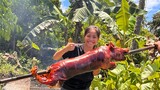I tried to cook  "Lechon Baboy" to celebrate my birthday in the countryside (Bohol) Learning101
