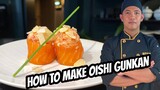 How to make oishi sushi gunkan | Filleting to Oishi Gunkan
