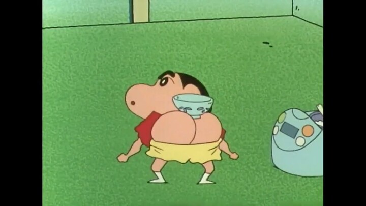 Crayon Shinchan - Onigiriku enak sekali