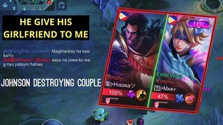 Brody GIVE HIS GIRLFRIEND TO SAVE HER FROM KILLING  | MLBB COUPLES | JOHNSON THE DESTROYER GAMEPLAY