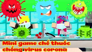ONE VÀ NOOB YETI THỬ THÁCH CHƠI MINI SẢN XUẤT THUỐC VACINE CHỐNG LẠI VIRUS CORONA TRONG MINECRAFT