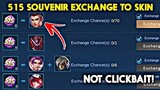 EXCHANGE " FREE EPIC SKIN AND 515 SOUVENIR " ePARTY EVENT! • MOBILE LEGENDS 2021