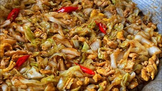 60 Pesos Easy Tipid Budget Ulam! Stir Fry Cabbage! Murang Ulam Recipe!