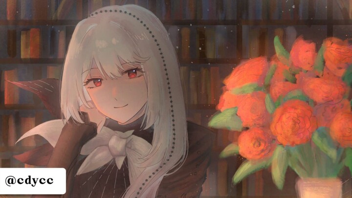 Membuat fanart Semmelweis dari game Reverse 1999
