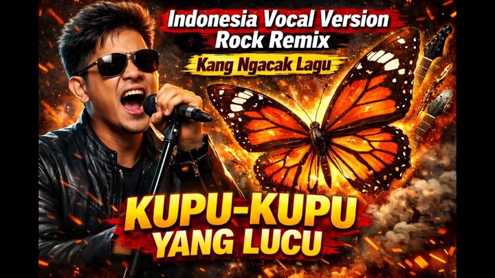 KUPU-KUPU YANG LUCU – Pak Kasur (Indonesia Vocal Version Rock Remix | Tukang Ngacak Ngacak Lagu)