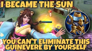 THIS GUINEVERE IS UNKILLABLE EVEN IF YOU GANK HER - SAKURA WISHES - 3 TANK AND MAGE ITEM - MLBB
