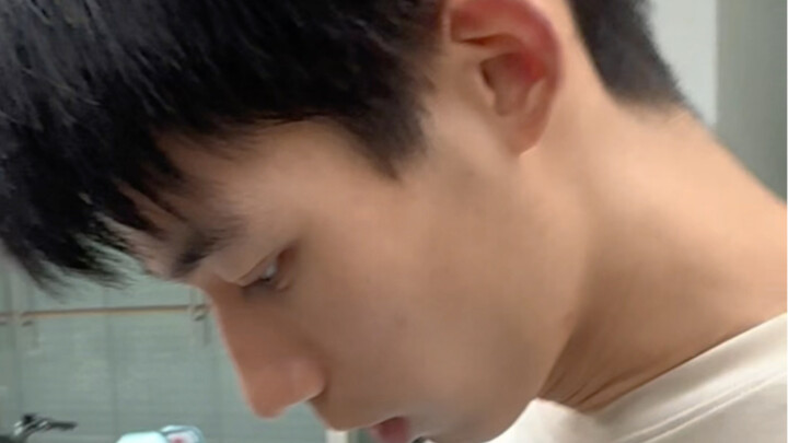 I cut myself on the big five-pointed star on the backpack—blood was dripping down. He grumbled angri