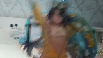 Lompat tali satu menit, tapi dengan gaya Saga