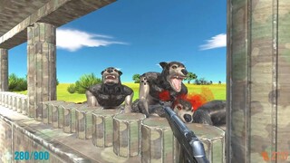 120 Remastered Werewolf Attack My Base. Animal Revolt Battle Simulator