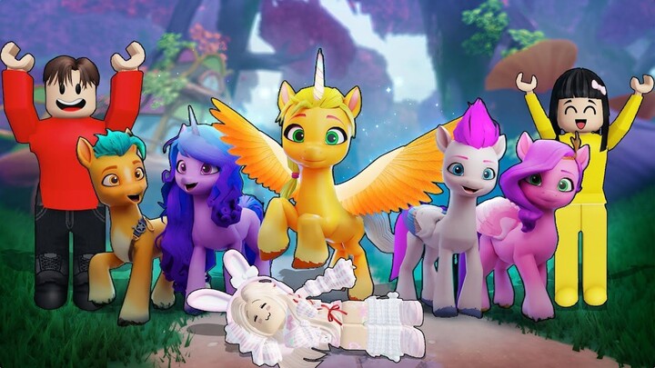Yuta, Mio Dan Baby Celine Jadi Little Pony Part 3  ROBLOX