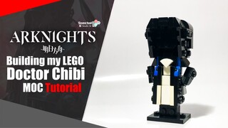 LEGO Arknights Doctor Chibi MOC Tutorial | Somchai Ud