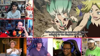 Dr. Stone Season 3 Episode 4 Reaction Mashup - Dr.Stone ドクターストーン 3期 4話 リアクション