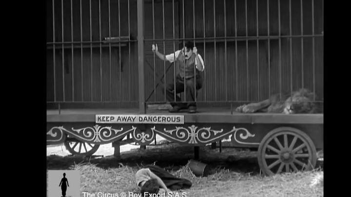 Charlie Chaplin - The Lion Cage - Full Scene (The Circus, 1928)