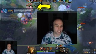 Mason raging because of this UI  - Dota 2