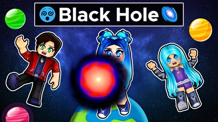 Using a BLACK HOLE to destroy Roblox!